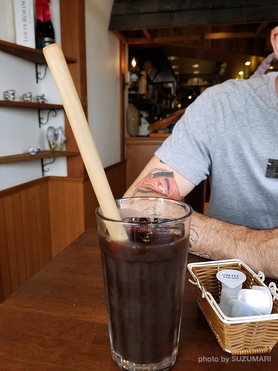 ストローが竹