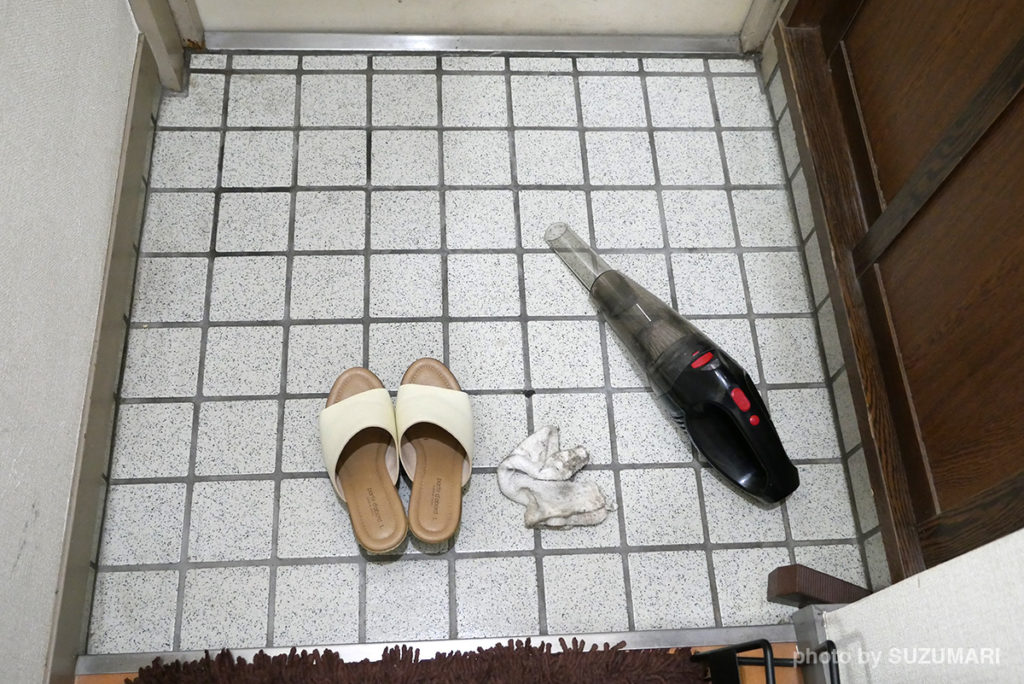 たたきの掃除