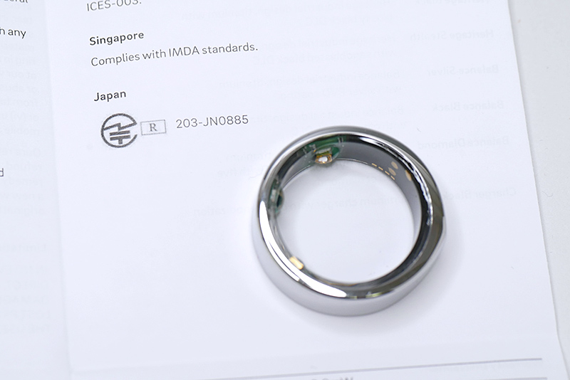 OURA Ringの技適マーク