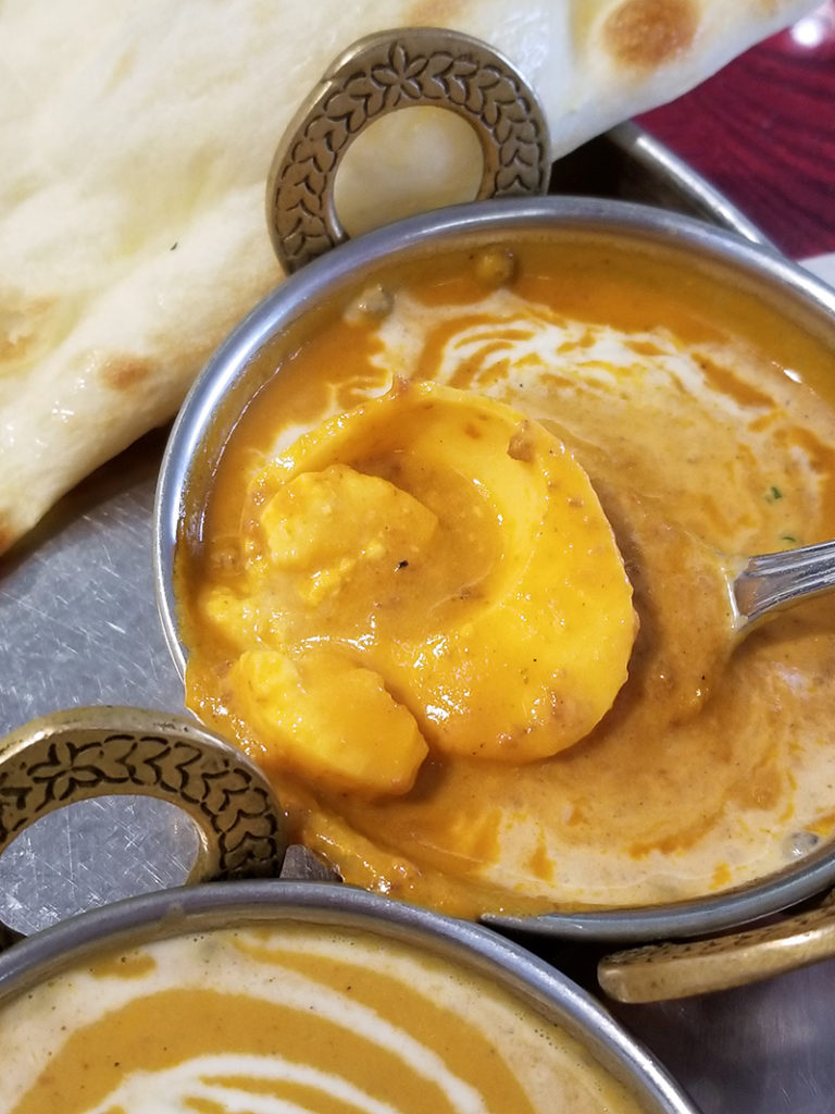 キーマ玉子カレー