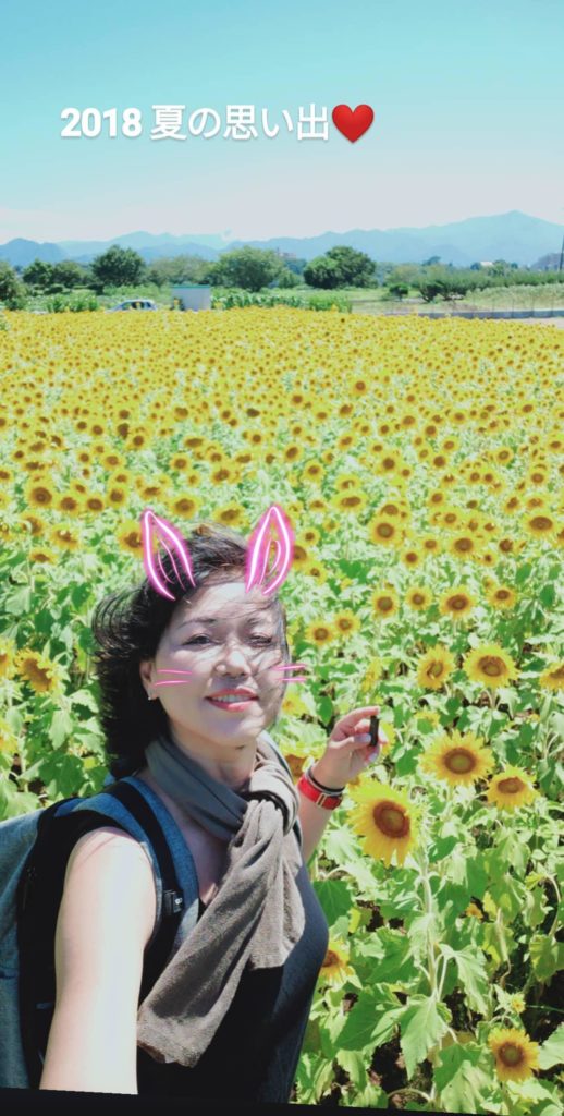2018年の座間のひまわり畑