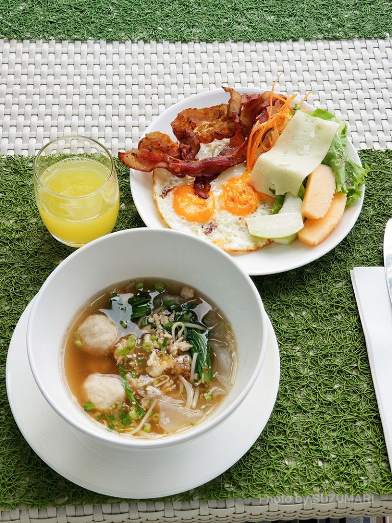 到着翌日から食欲全開