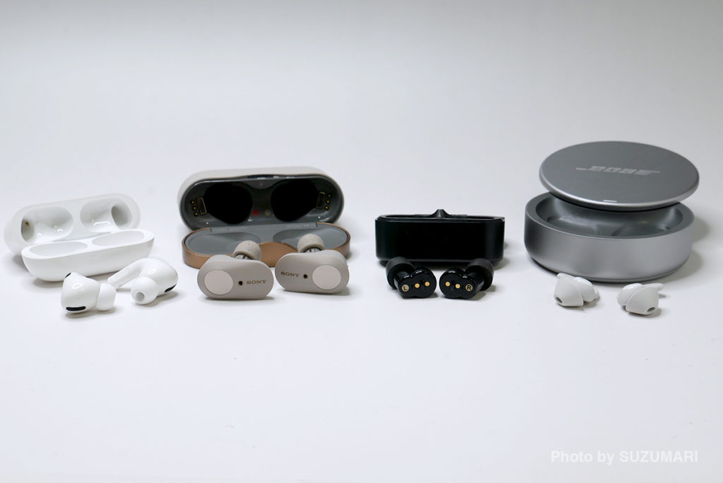 新幹線の中でAirPods ProとWF-1000XM3を比べてみた