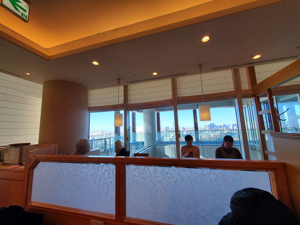 店内からの眺望