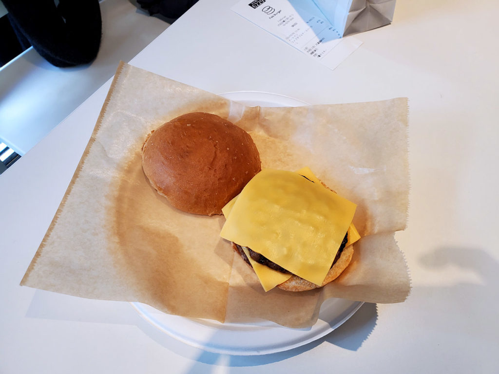 初期状態のハンバーガー