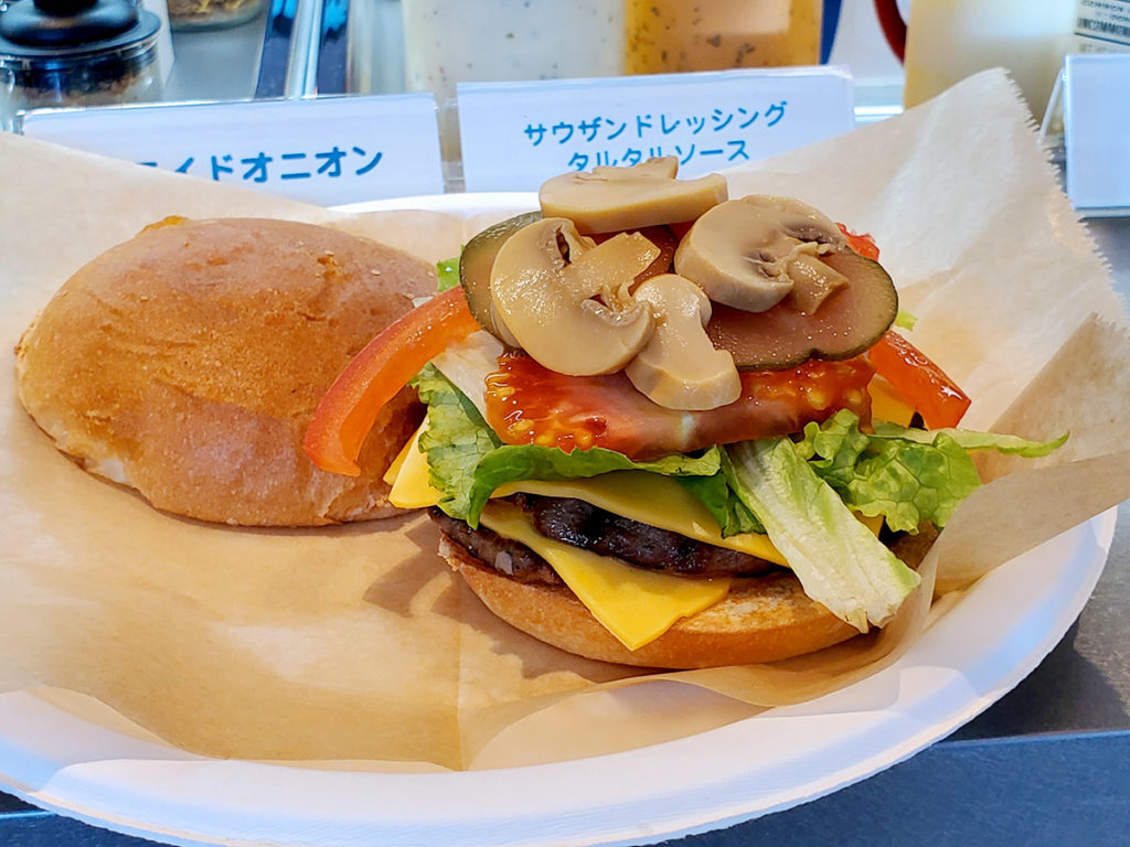 野菜をのせてみた