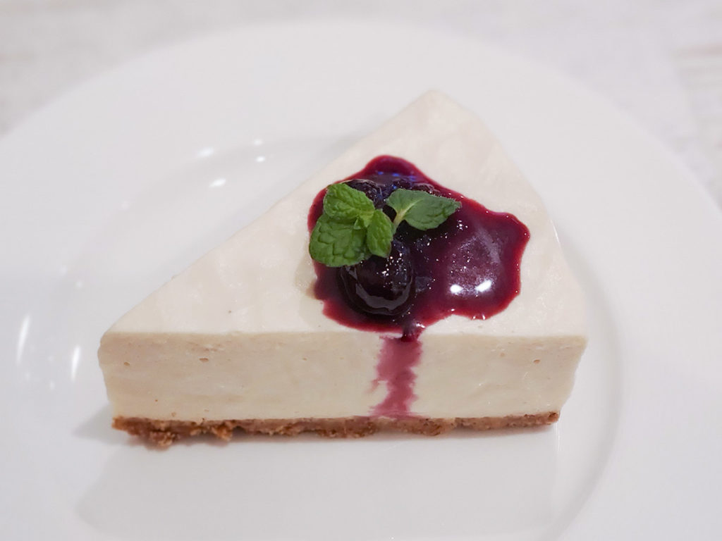 中華のあとにぴったりかもしれない豆腐のチーズケーキ