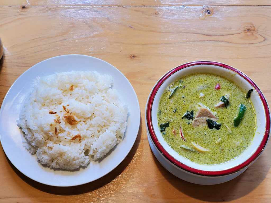 グリーンカレー登場!
