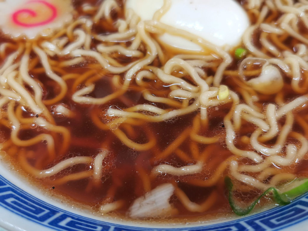 福寿のラーメンのスープ