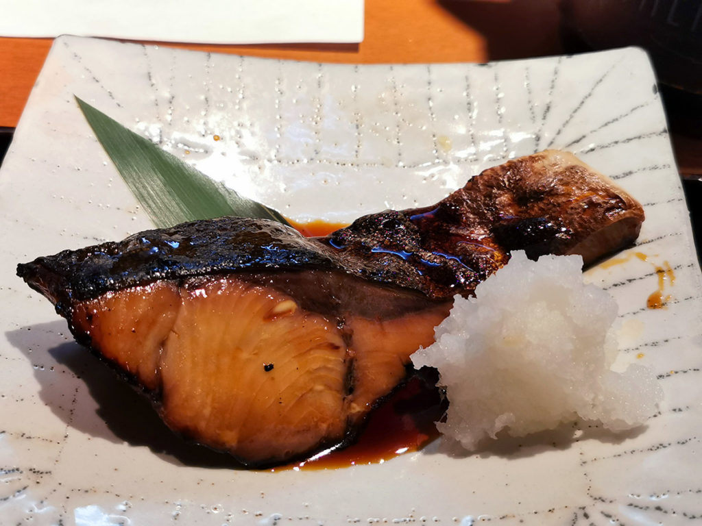 ぶりの照り焼き