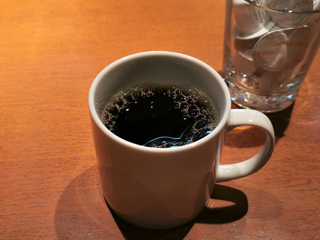 食後のコーヒー