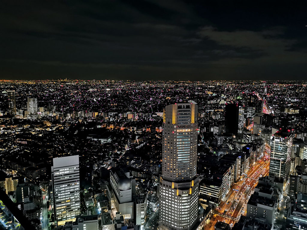 SHIBUYA SKYの眺め