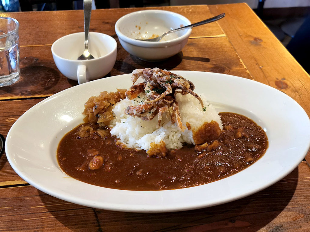 ソフトシェルクラブカレー