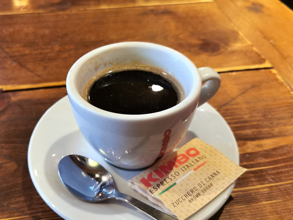 食後のコーヒー