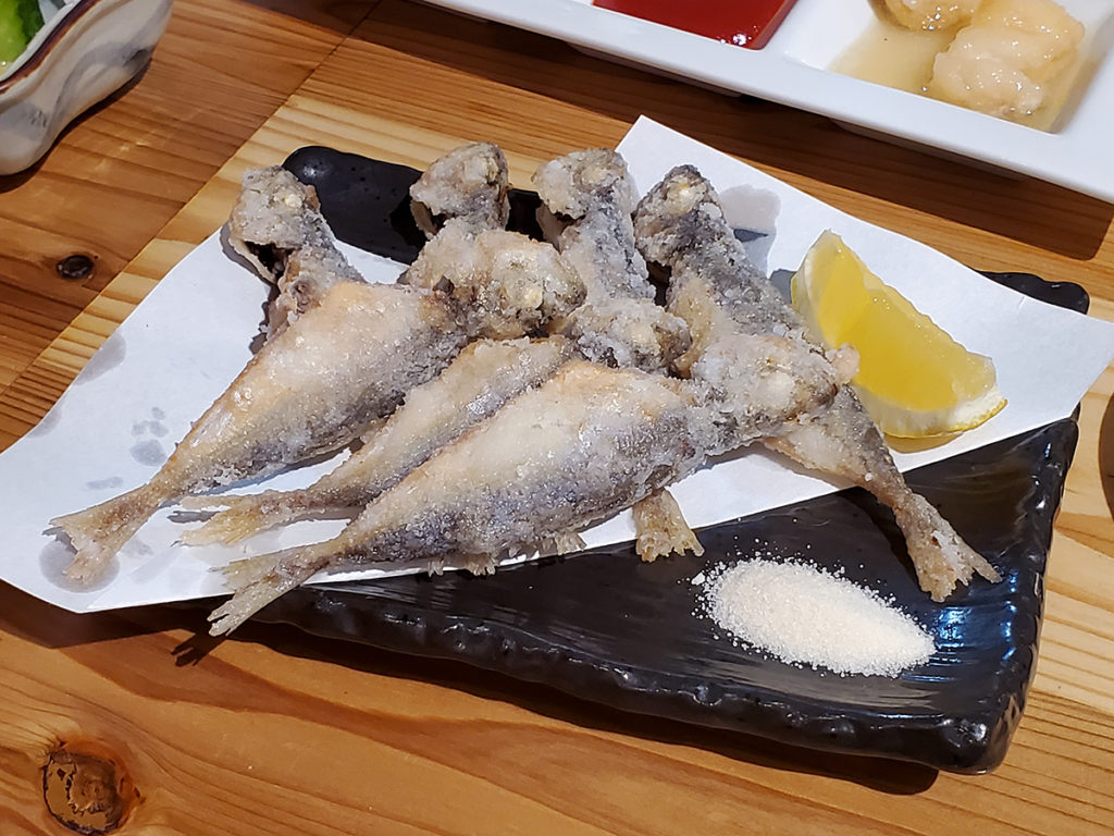 豆アジの唐揚げ