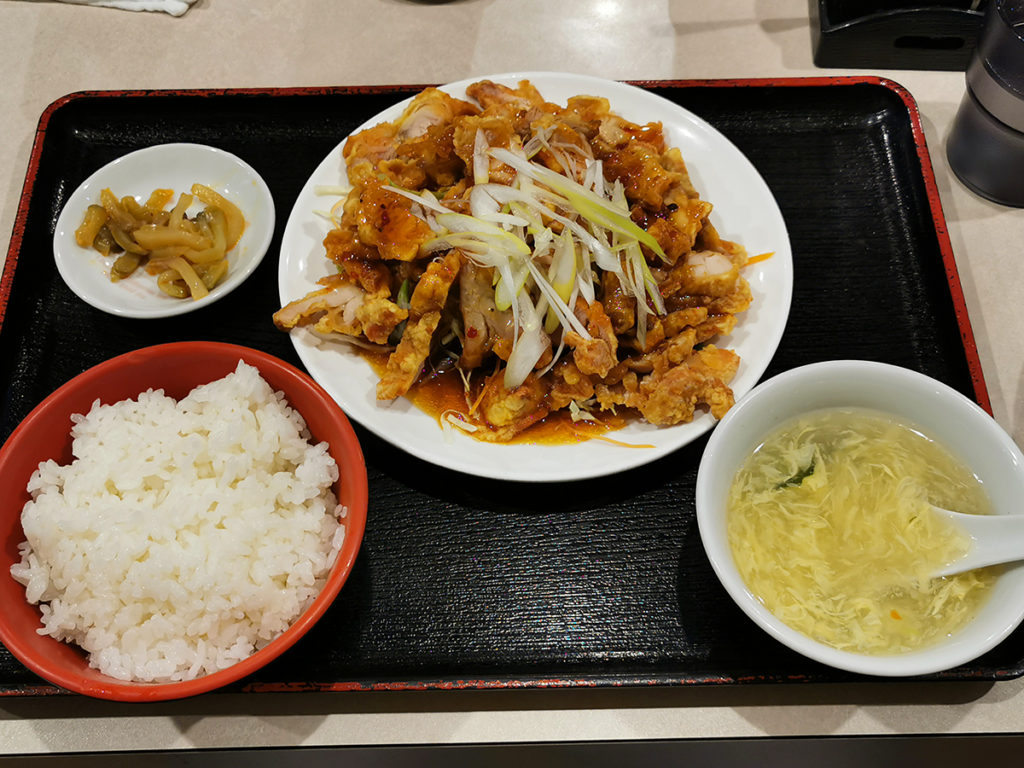 油淋鶏定食