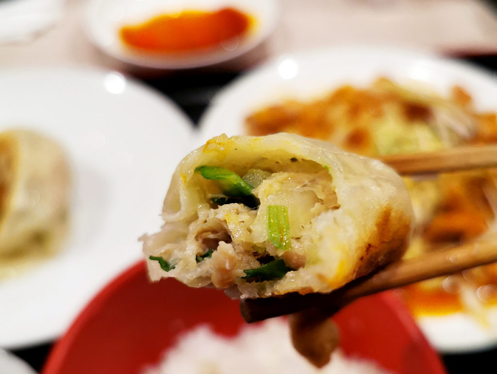 焼き大餃子の中身