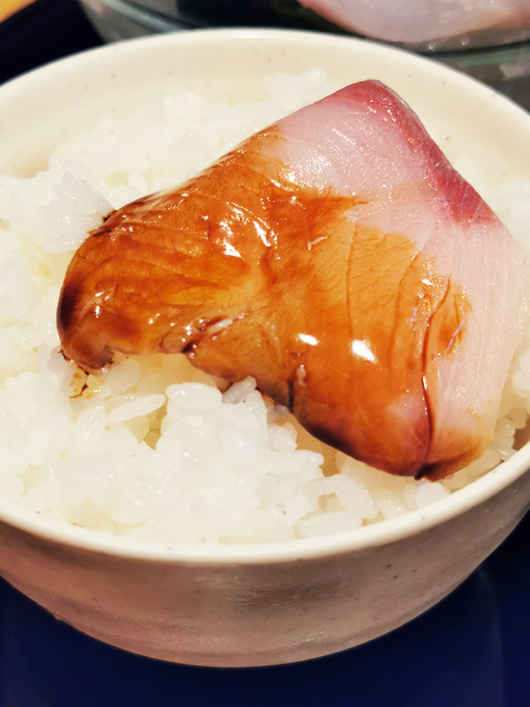 刺身醤油でいただきまーす!