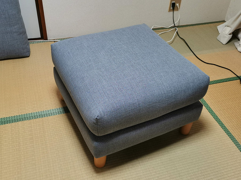 クッションをのせるだけ