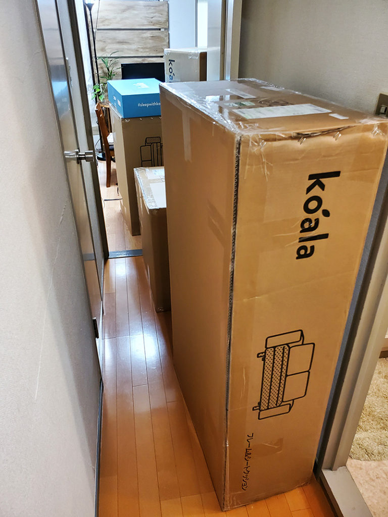 届いたときの様子